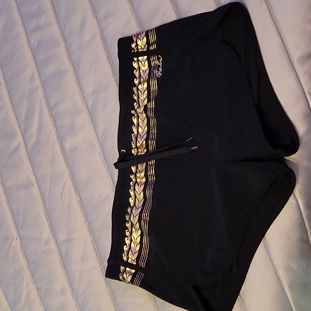 Charlie Gold Leaf Swim Trunks